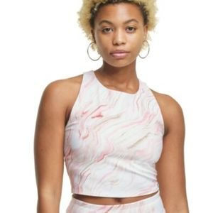 NWT Champion Eco Sculpt Print Crop Top